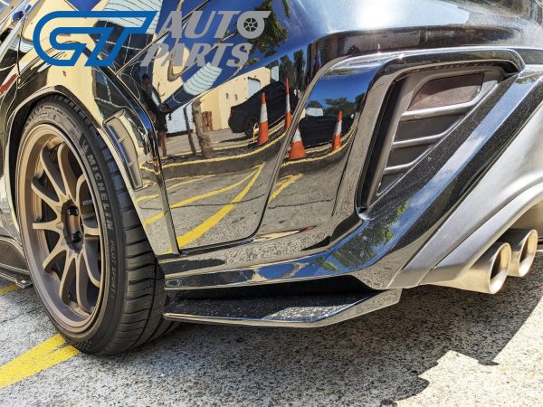 STI Style OE Rear pod Glossy Black for 22-24 Subaru WRX VB RS TS rear lip