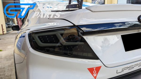 Smoke Black Full LED Dynamic Taillights for 22-25 Subaru WRX VB tail lights
