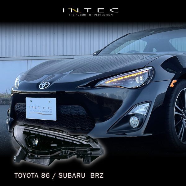 INTEC LED DRL Projector Headlights for 2012-2021 Toyota 86 Subaru BRZ ZN6