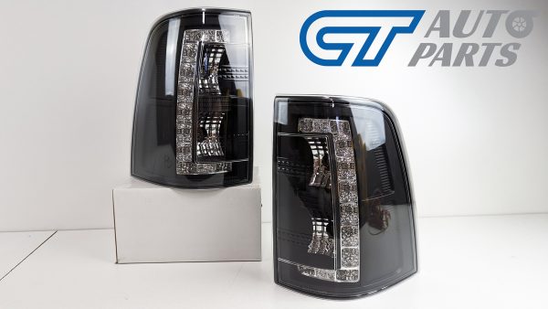 Black LED Tail Lights Ford Falcon FG UTE XR6 XR8 Turbo R6 FPV GS F6 taillights