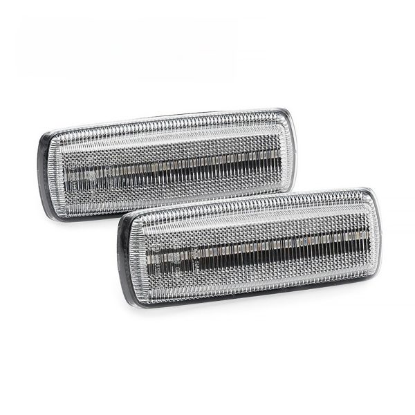 Clear LED Side Marker Indicator Lights For 1989-1998 Nissan 180SX JDM Spec
