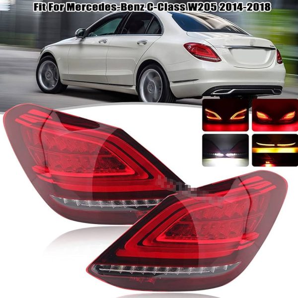 OEM style Facelift Taillight for 2014-2021 Mercedes C Class W205 tail light