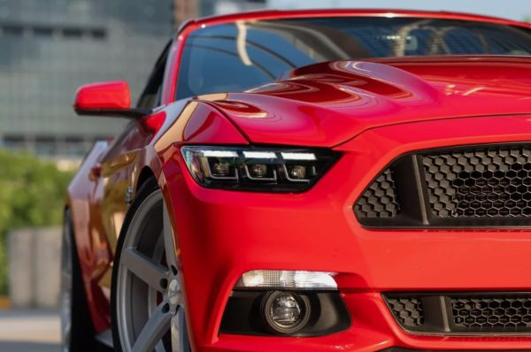 Tri-LED DRL Dynamic LED Headlights for 2015-2017 Ford Mustang GT350 GT500 head lights