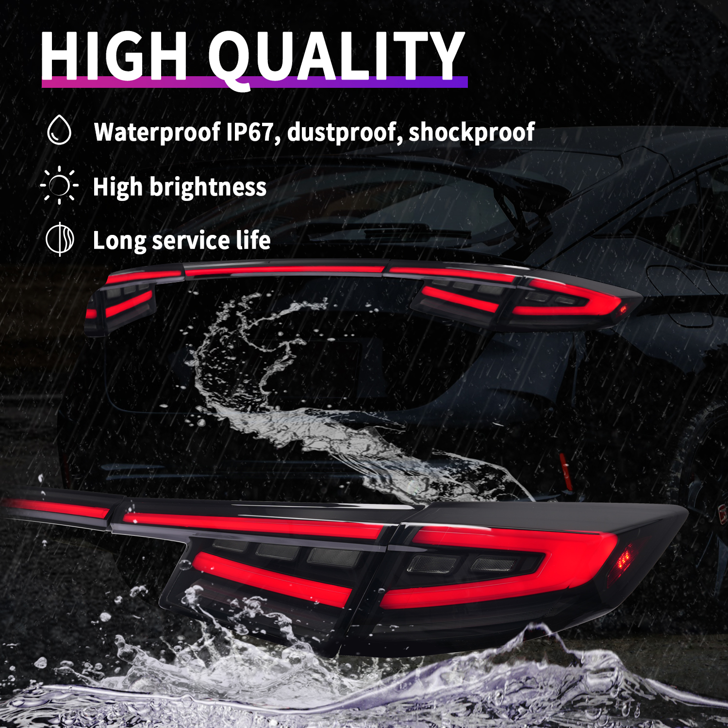 Elite Series 3D Full LED Sequential Taillights for 21-24 Honda Civic Type R FL1 FL5 tail lights