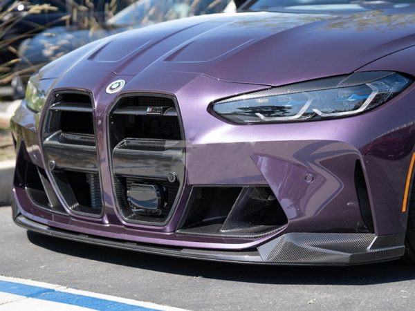M Performance style Carbon Fiber Front Bumper Lip For 21-24 BMW G80 M3 G82 G83 M4