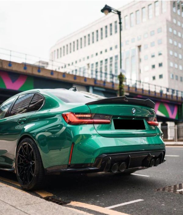 PSM Style Carbon Spoiler for 2019-2024 BMW M3 G80 G20 4D Sedan