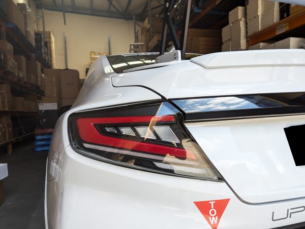 V2 Black Red LED Dynamic Taillights for 22-25 Subaru WRX VB Tail Lights