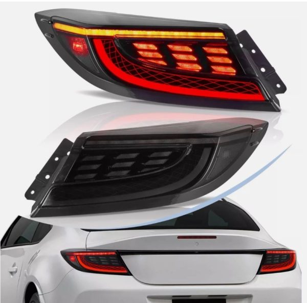 Smoke LED Dynamic Taillights for 22+ Toyota GR86 Subaru BRZ tail lights