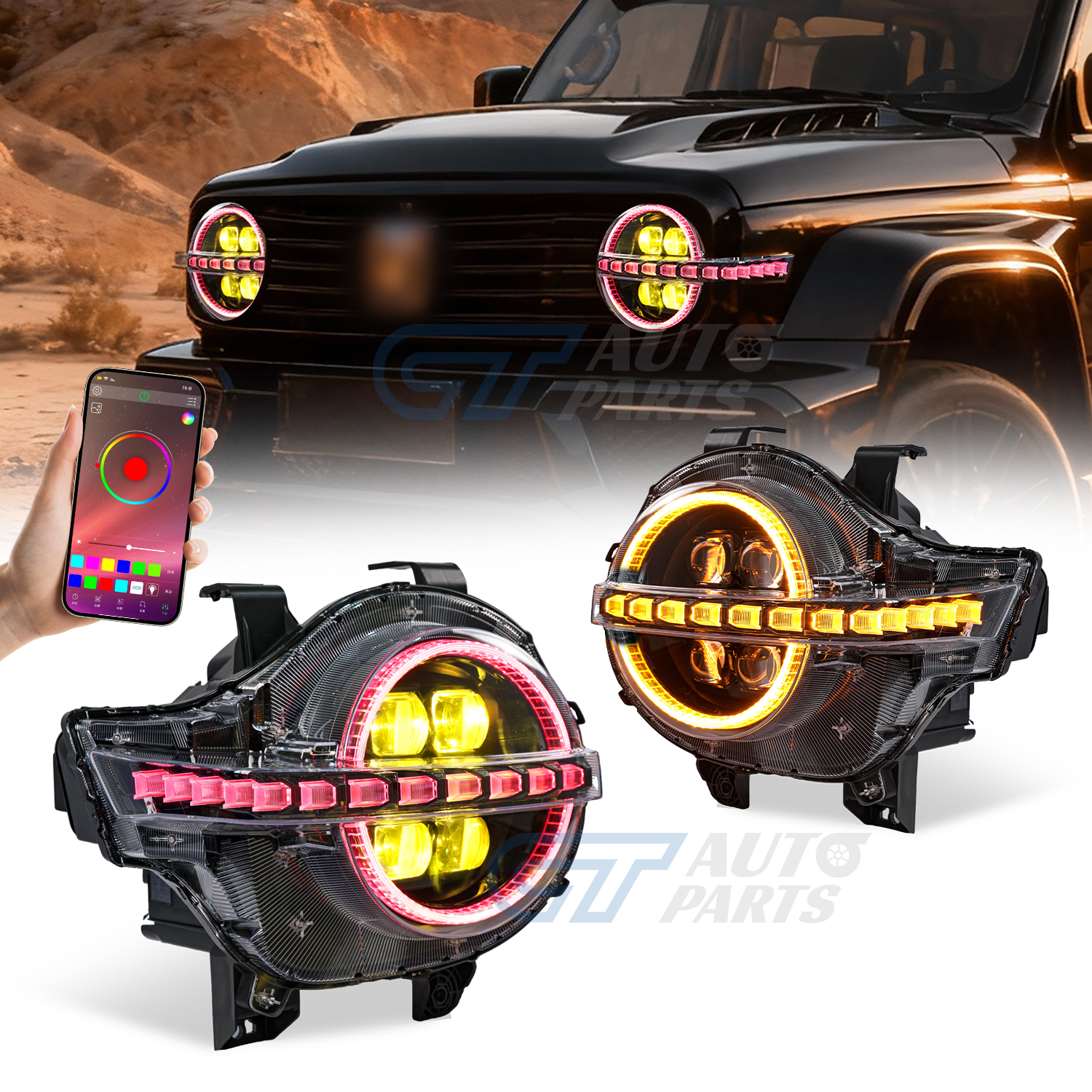 GWM Tank 300 RGB LED Headlights: Premium Quality Design