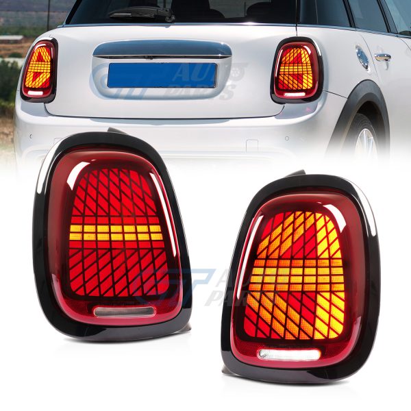 Clear Red LED Sequential Signal Tail Lights For 2014-2021 Mini Cooper F55/56/57