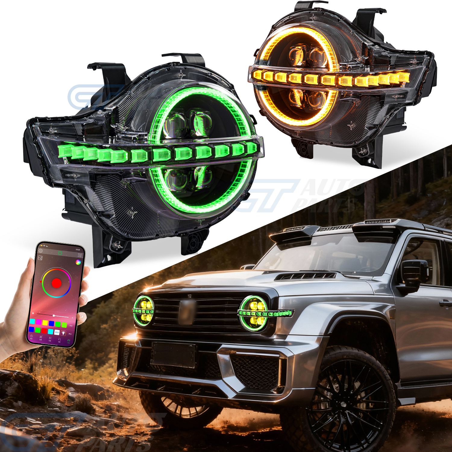 RGB DRL LED Headlights for GWM TANK 300 “STARLIGHT” High Performance Headlight