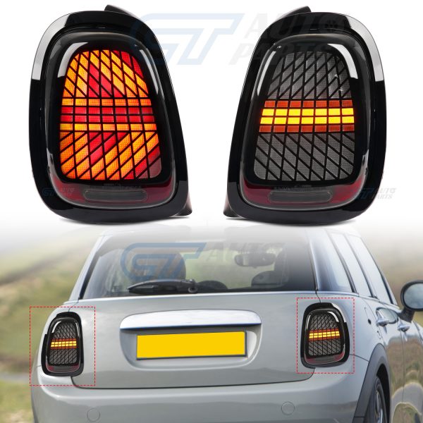 Smoke LED Sequential Signal Tail Lights For 2014-2021 Mini Cooper F55/56/57