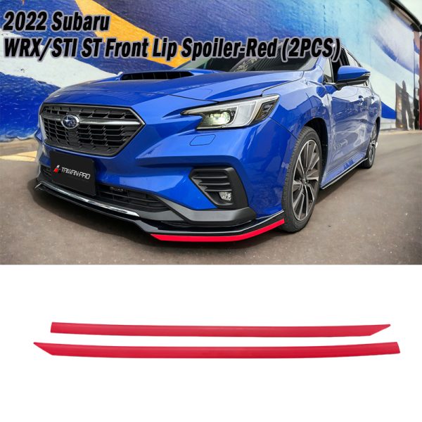 STI Style Front Lip Extension / Under Spoiler Add-On for Subaru WRX VB Sedan / VN