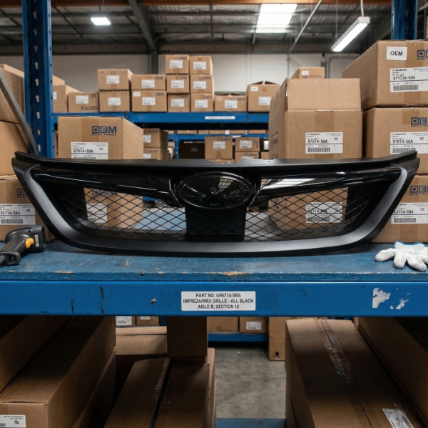 Premium Front Bumper Grill for Subaru STI (07-14) & WRX (11-13) – Wide-Body